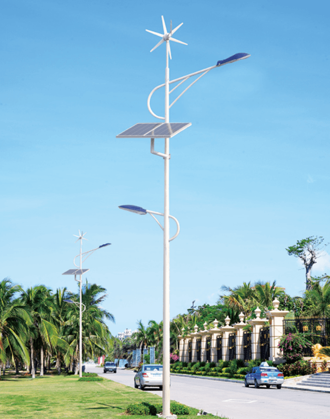 10米風(fēng)光互補(bǔ)路燈QD-140